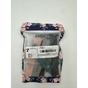 6 Pack Sport Bands Compatible with Apple Watch Band 38mm 40mm 41mm 42mm 44mm ...